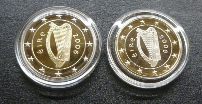 UNC coin SET Irish EURO set 2006