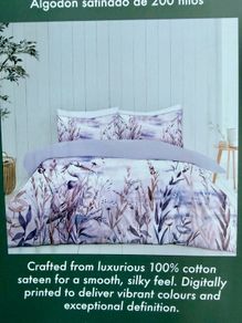 Dunnes satin Duvet set