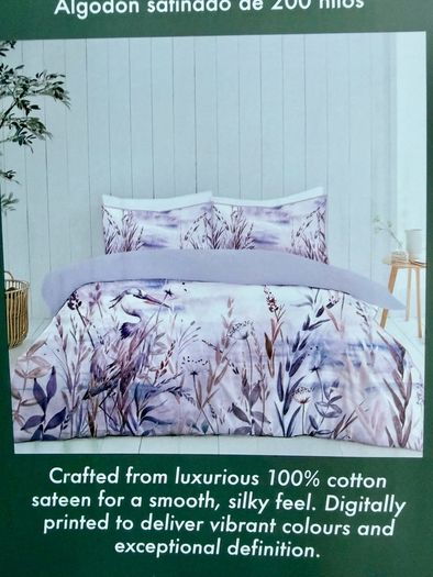 Dunnes satin Duvet set