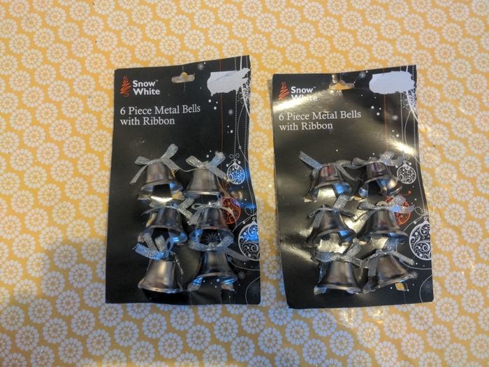 Christmas metal bell decorations