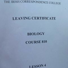 Leaving Cert - Revision books Kilroy College Leaving Biology Course
