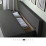 IKEA ALVDALEN 3-seat sofa-bed, dark grey Image 3