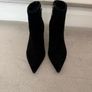Dune London Black Suede Ankle Boots UK 4 EU 37 Image 3