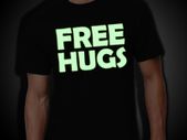 Free Hugs Glow In The Dark T-shirt tee top shirt