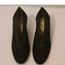 Cefalu Brumabe Black Suede Leather Court Shoes EU35 UK2 Block Heel BNIB  CAN POST Image 5