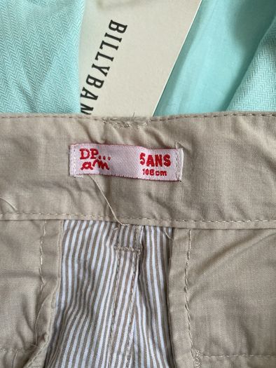 Billy bandit Blazer MINT green 4-5 yrs DPAM shorts