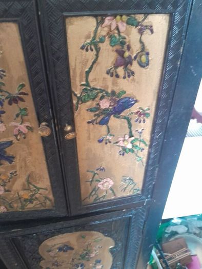 old wooden cabinet