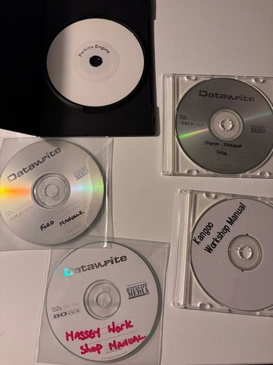 Bundle of Workshop Manuals on CD | Ford, Toyota Corolla, Kangoo, Massey Work & Perkins Engine