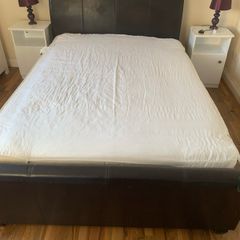 free double sleigh bed