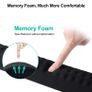 Keyboard Mouse Wrist Rest, Keyboard Wrist Support Mouse Mat Set Memory Foam Ergonomic Wrist Pad Wrist Cushion Anti-Slip for Gaming Computer Notebook Home Office Image 3