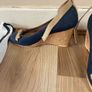 New Shoes wedges mid high heel, size 37 (4) Image 2