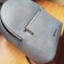 BNWT - Michael Kors Jessa MD Convertible Backpack Grey Leather Image 3