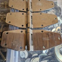 Trailer door hinges