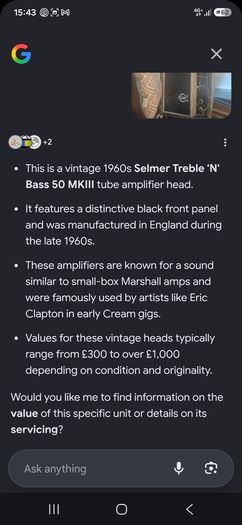 1950s/1960s amplifier in fair condition