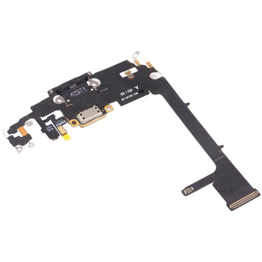 For Apple iPhone 11 Pro Charging Port Flex Cable Replacement - Black