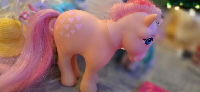 Pretty Parlour 1982 Complete (no box) with Peachy and Twinkles the Cat MLP G1 My Little Pony Accessories Playset