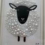 Handcrafted framed Sheep mixed media Mosaic Image 5