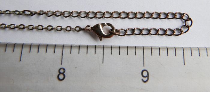 Vintage Jerusalem Cross Pendant Necklace 19" length