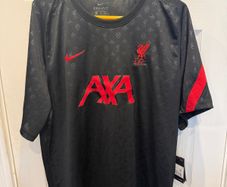 Nike Liverpool FC Black Pre-Match Training Shirt XXL
