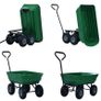 Garden Tipping Hand Cart 300 kg 75L Green Image 3