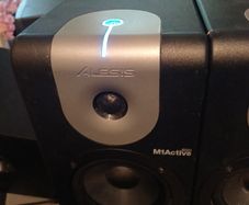 A pair of ALESIS M1 active speaker