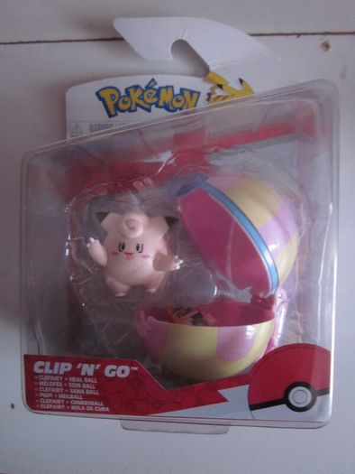 New Pokemon Clefairy & Heal Ball Clip N Go