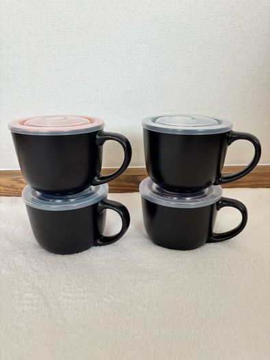 Brand New Mug Bowls With Lids