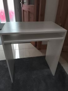 White IKEA desk