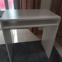 White IKEA desk
