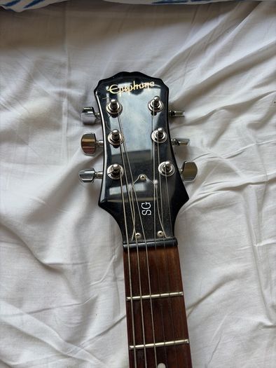 Epiphone SG with EMG 81/85 active pickups and EMG Afterburner
