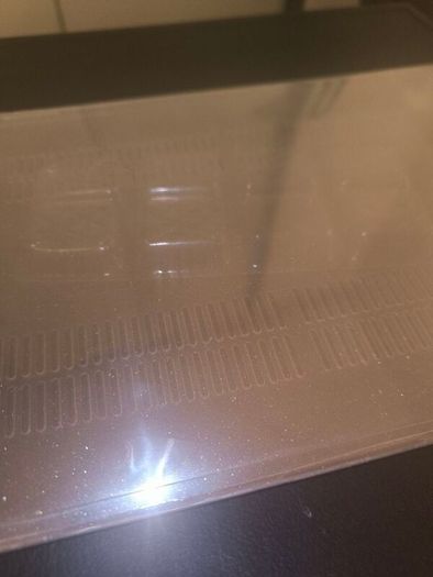 Clear Glitter Hard Case Compatible with MacBook Air 13.3" (A1932 / A2179 / A2337)