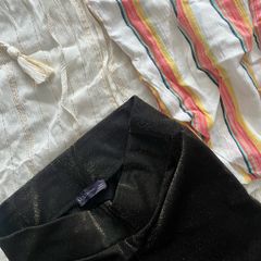 Jumpsuit size M top and trousers 2 pieces sets size S/M and brown glitter leggings size S