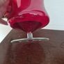 claret red glass Image 2