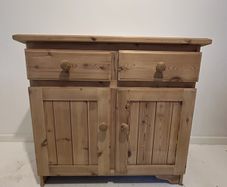 Solid Pine Storage Cupboard