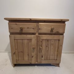 Solid Pine Storage Cupboard