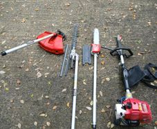 Petrol 4-in-1 Garden Multi-Tool Set (Hedge Trimmer, Strimmer, Pruner, Brushcutter)