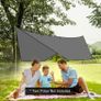 Hammock Rain Fly Tent Tarp, [300cm x 300cm] Lightweight Anti-UV Hammock Tent Tarp, Waterproof Camping Shelter, Portable Basha Sunshade for Camping Hiking Picnic Travel (FREE POSTAGE) Image 4