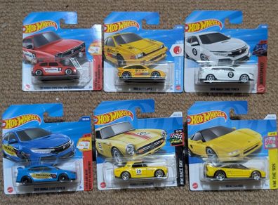 Hot Wheels Honda x 6