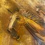 Large Hand Painted Oil on Canvas - Eight Horses Running Image 6