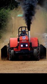 Pulling tractor