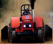 Pulling tractor
