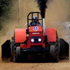 Pulling tractor