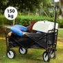 Folding Camping Cart Garden Wagon 4 Wheeled Collapsible Festival Trolley, Portable Garden Cart & DIY Waste Wagon - 150KG Capacity (FREE POSTAGE) Image 3