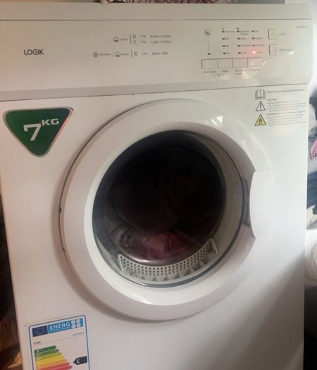 Logik 7kg Tumble Dryer (Vented not condensed),(not heating)