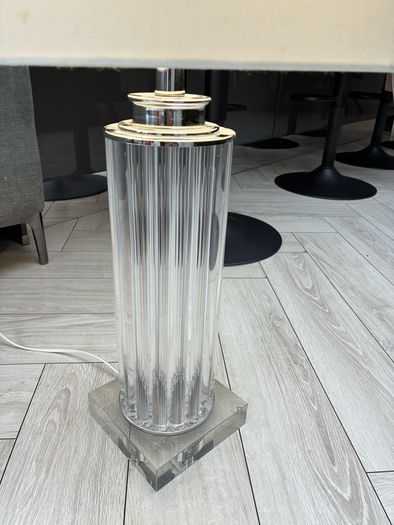 large glass lamp ,