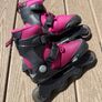 Adjustable K2 Marlee Girls Inline Skates - Pink/Black - Size 32/37 Image 2
