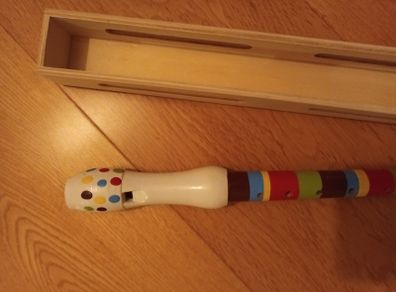 Wooden toy whistle
