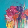 Large Original Abstract Floral Art Painting Irish abstract art Warm Aesthetic Image 6