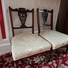 pair of antique chairs