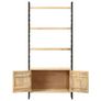 4-Tier Bookcase 80x30x180 cm Solid Mango Wood Image 4